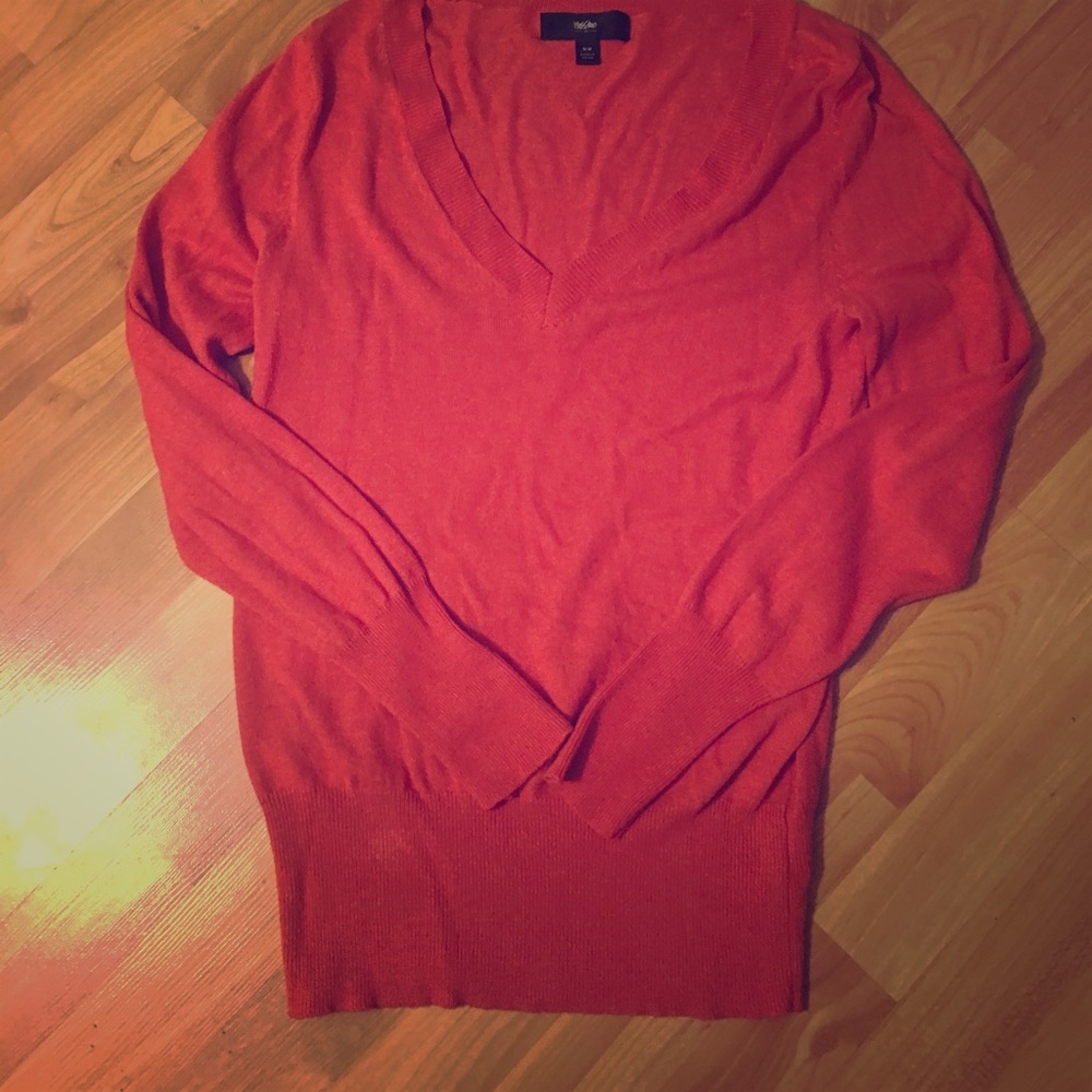 Orange sweater